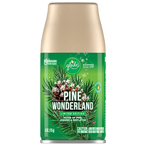 Glade Automatic Spray Refill Air Freshener for Home and Bathroom Pine Wonderland 62 Oz