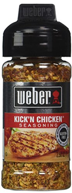 WEBER Grilling Seasoning KICKN CHICKEN 25 oz Pack of 2 WEBER Grilling Seasoning KICKN CHICKEN 25 oz Pack of 2