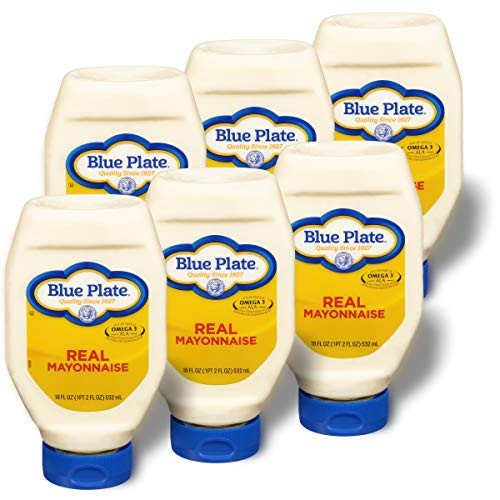 Blue Plate Real Mayonnaise 18 Ounce Squeeze Pack of 6