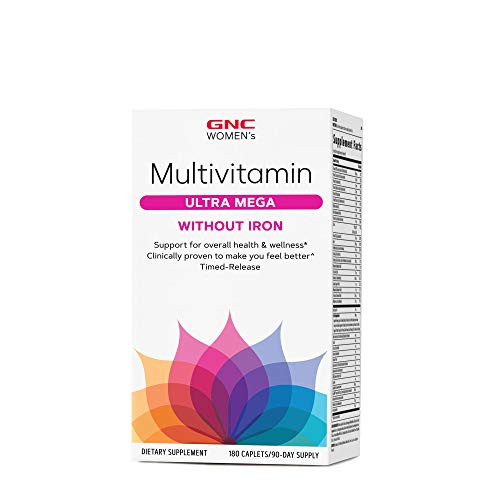 GNC Womens Multivitamin Ultra Mega Without Iron