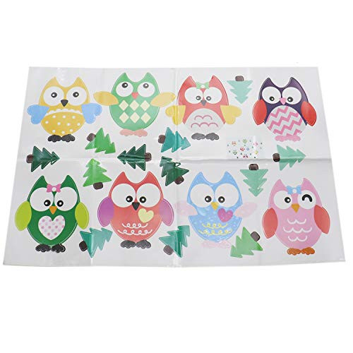 Buorsa Owl and Bird Animal Wall Stickers Removable Wall Decals for Kids Rooms Nursery Baby Boys & Girls Bedroom