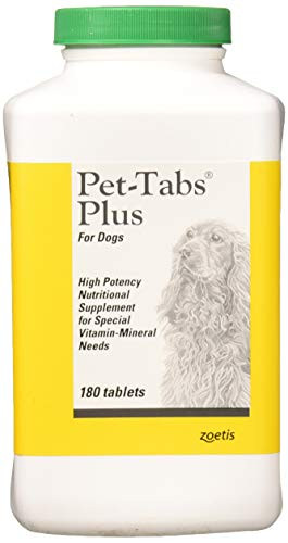 Pet Tabs Plus For Dogs Vitamin Supplement 180 Count