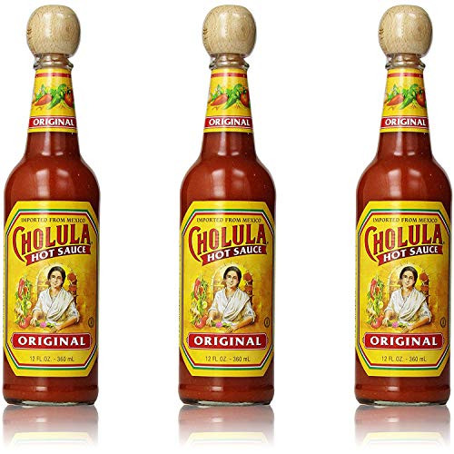 Cholula Original Hot Sauce 12 Fluid Ounces Pack of 3 Bottles 36 Fl Oz Total