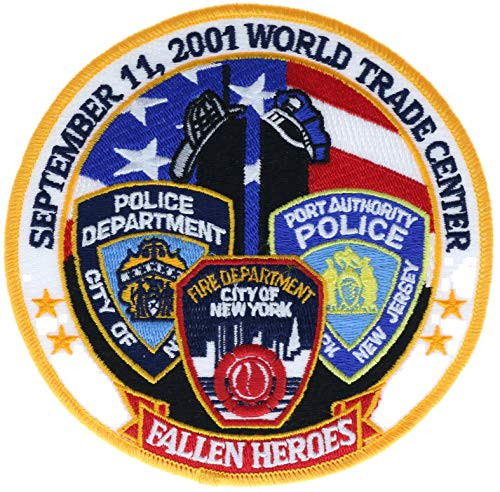 Fallen Heroes September 11 2001 5 Embroidered Back Patch PPM911k