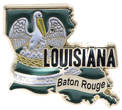 Louisiana State Hat or Lapel Pin AVAlouis