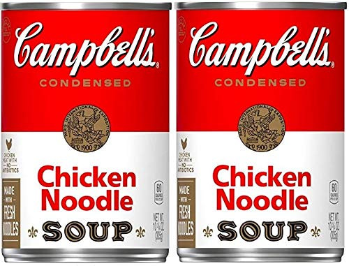 Campbells Condensed Chicken Noodle Soup 1075 Ounce Pack of 2 Campbells Condensed Chicken Noodle Soup 1075 Ounce Pack of 2
