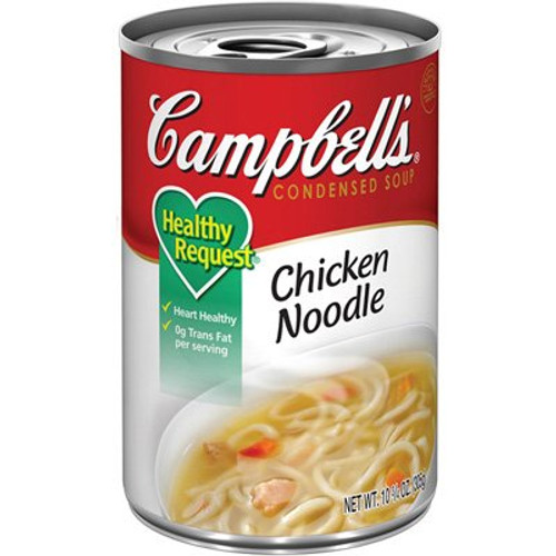 Campbells Healthy Request Chicken Noodle Soup 1075oz Can Pack of 6 Campbells Healthy Request Chicken Noodle Soup 1075oz Can Pack of 6