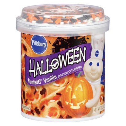 Pillsbury Halloween Funfetti Vanilla Frosting 156 oz 3 Pack