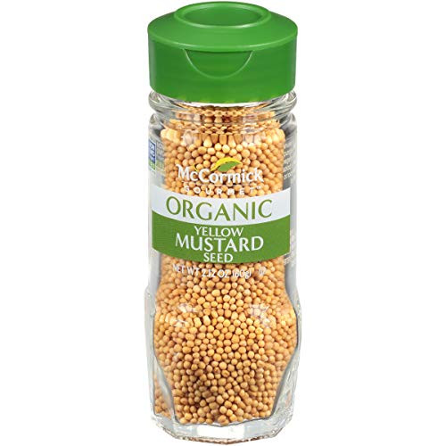 McCormick Gourmet Organic Yellow Mustard Seed 212 oz McCormick Gourmet Organic Yellow Mustard Seed 212 oz