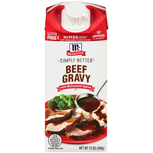 McCormick Simply Better Beef Gravy 12 oz