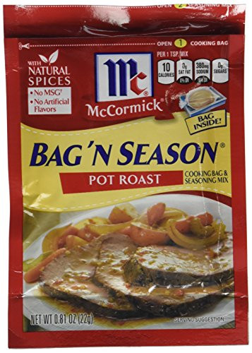 Mccormick Cooking Bag  Seasoning Mix Pot Roast 081 Oz  4 packs