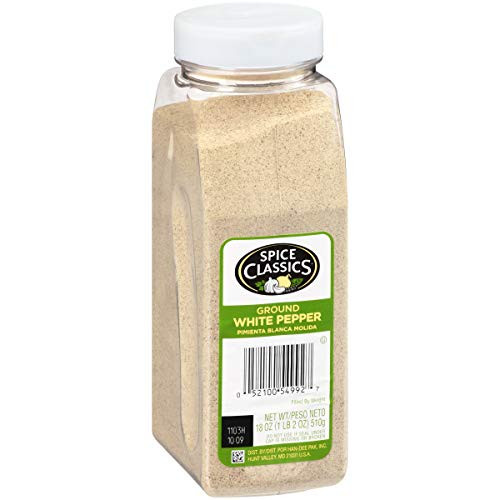 Spice Classics Ground White Pepper 18 oz