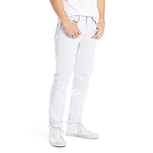 Levis Mens 502 Taper Fit Jeans White 34W x 29L