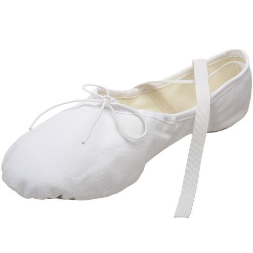 Capezio Mens Canvas Romeo Ballet Shoe White 105 M US