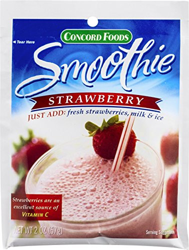 Strawberry Smoothie Mix 2 oz Pack of 4