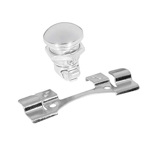 ONETK Push Button Fuel DoorPanel Latch Kit fits for Harley Davidson Touring Electra Glide Street Glide Ultra Limited Tour Glide Road Glide and Tri Glide models 1992later