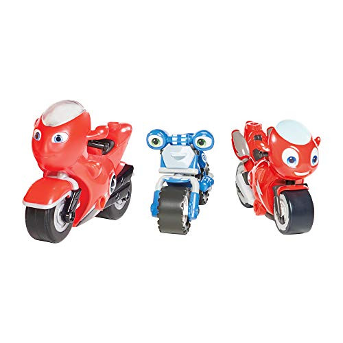 Ricky Zoom Hank  The Bike Buddies Motorcycle Toys Set of 3 Multi
