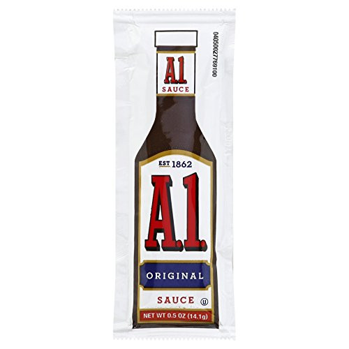 A1 Original Steak Sauce Single Serve 05 oz Packets Pack of 200