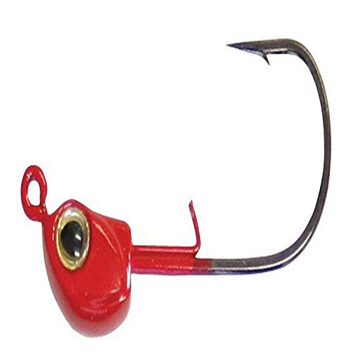 Owner American 5150R033 Ultrahead Inshore Jighead 316 oz 30 Hook Red