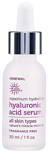 EARTH SCIENCE  Maximum Hydration Hyaluronic Acid Serum for Moisturizing  AntiAging 1 oz