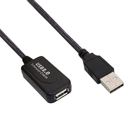 USB 2.0 Extension Cable 30Ft, Tanbin 30 Feet USB Extension Cable USB 2.0 Active Repeater Extension Cable A Male to A Female with Built-in Signal Booster Chips USB 2.0 Extension Cable 30Ft, Tanbin 30 Feet USB Extension Cable USB 2.0 Active Repeater Extension Cable A Male to A Female with Built-in Signal Booster Chips