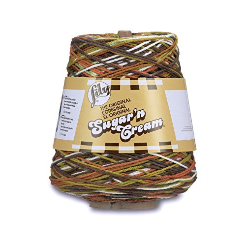 Lily Sugarn Cream Cotton Cone Yarn 14 oz Woodland Trail Ombre 1 Cone