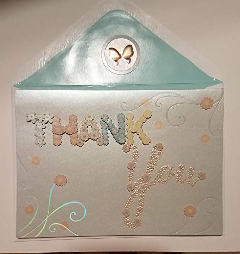 PAPYRUS Everyday Card 1 Each LazerCut Thank You Card