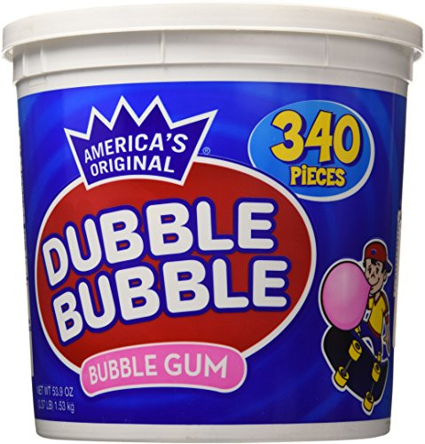 Dubble Bubble Gum 539 Ounce  340 Count Bucket