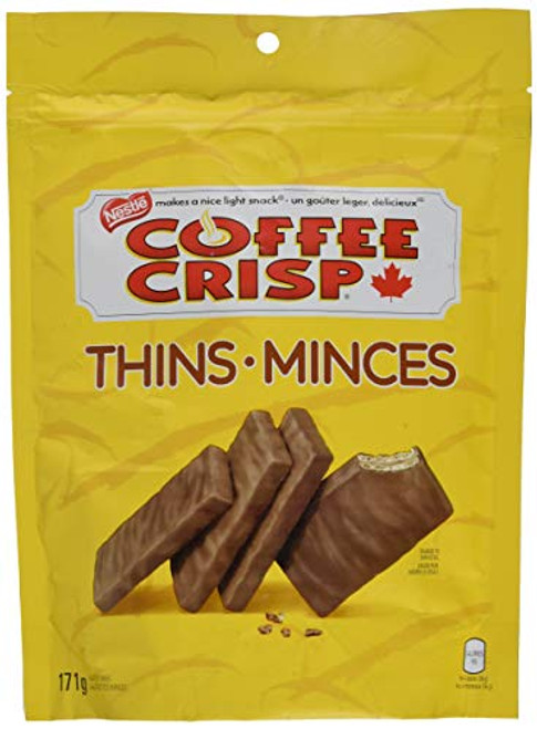 Nestle Coffee Crisp Thins 171g603oz Imported from Canada Nestle Coffee Crisp Thins 171g603oz Imported from Canada
