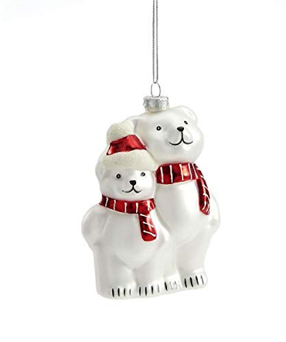 Giftcraft Glass Bear Ornament