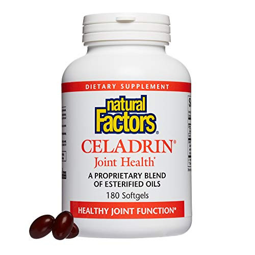 Natural Factors Celadrin Joint Health Promotes Flexibility Mobility and Joint Function Dietary Supplement 180 softgels 60 Servings
