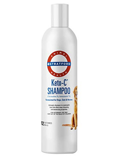 Stratford Pharmaceuticals KetoC Medicated Dog Shampoo 12 oz  Cucumber Melon