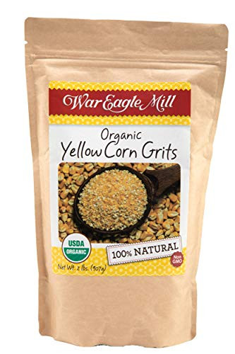 War Eagle Mill Yellow Corn Grits Organic and nonGMO stoneground in the Ozarks 2 lbs