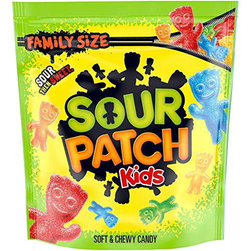 SOUR PATCH KIDS Soft  Chewy Candy Halloween Candy Family Size 18 lb Bag