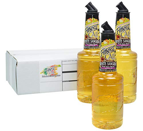 Finest Call Premium White Sangria Drink Mix 1 Liter Bottle 338 Fl Oz Pack of 3