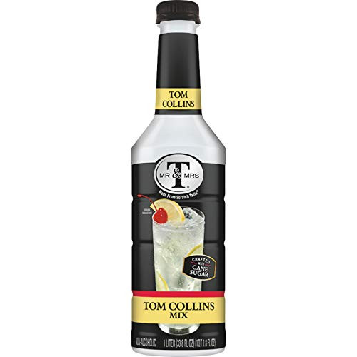 Mr  Mrs T Tom Collins Mix 1 Liter Bottle Pack of 6