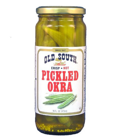Old South Hot Pickled Okra 16 Oz Jar 2 Pack Old South Hot Pickled Okra 16 Oz Jar 2 Pack