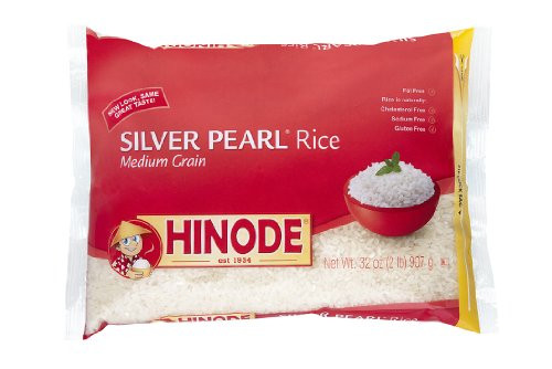 2lb Hinode Silver Pearl Medium Grain White Rice