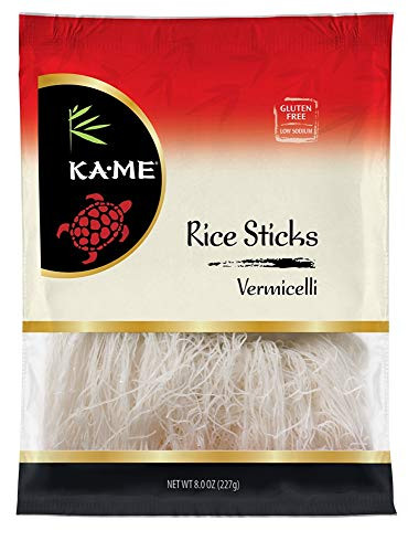 KaMe Noodles Rice Sticks Vermicelli 8 Ounce Pack of 8