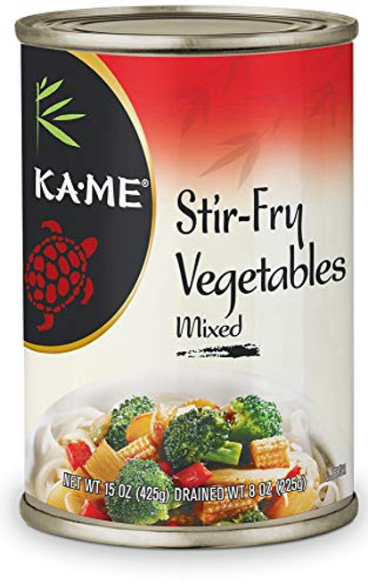 KaMe Stir Fry Vegetables Mixed Vegetables 15 Ounce Pack of 12