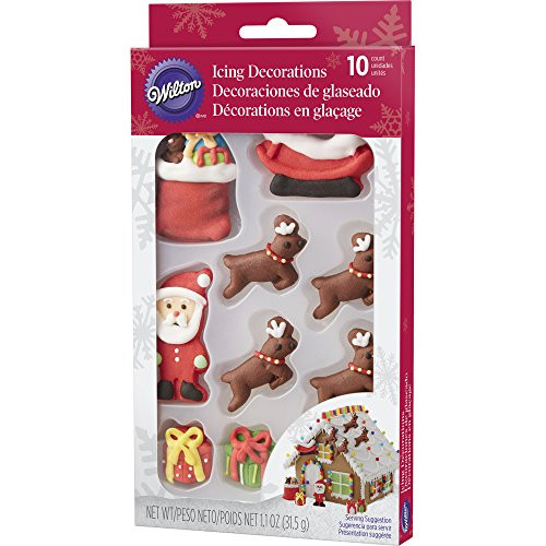 Wilton Gingerbread Scene Icing Decorations Multicolor Wilton Gingerbread Scene Icing Decorations Multicolor