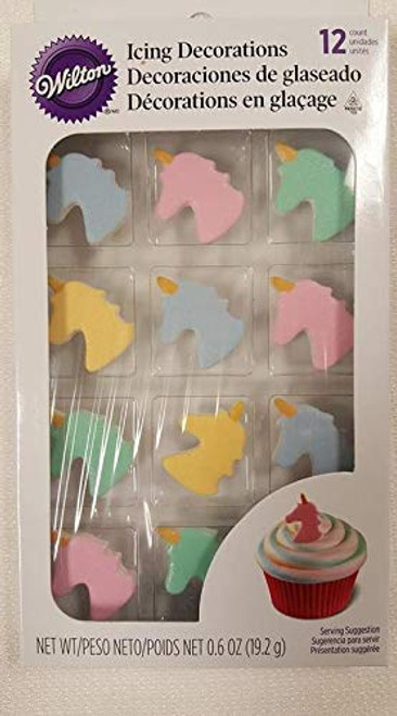 Wilton Unicorn Icing Decorations ~ 12 pieces Wilton Unicorn Icing Decorations ~ 12 pieces