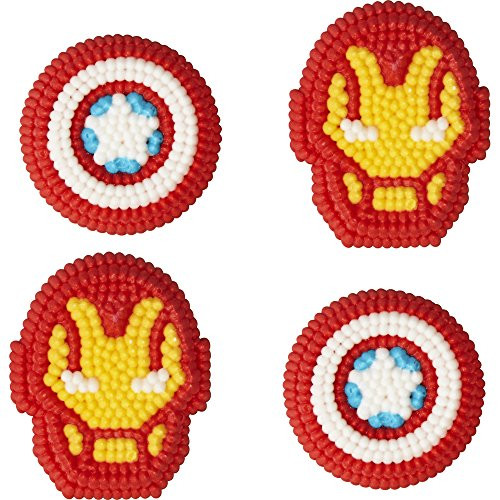 Wilton Marvel Avengers Icing Decorations Multicolor Wilton Marvel Avengers Icing Decorations Multicolor