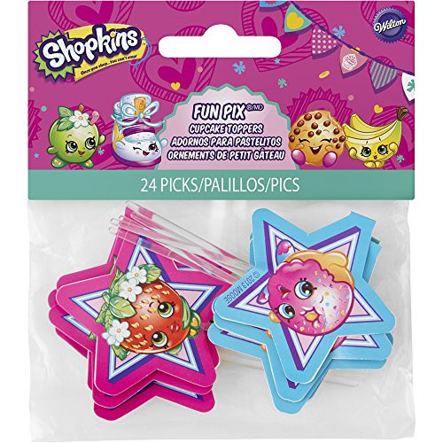Wilton 24 Count Shopkins Fun Pix Assorted