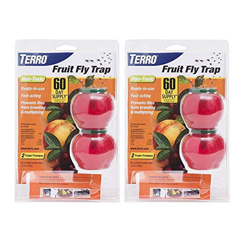 Terro Fruit Fly Trap  4 Pack 2 Packages Containing 2 Traps Each