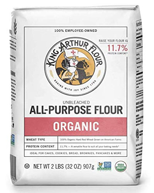 King Arthur Flour Organic Unbleached All Purpose Flour  2 lbs King Arthur Flour Organic Unbleached All Purpose Flour  2 lbs