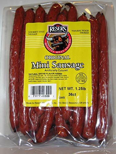 Resers Gourmet Style Wood Smoked Sausage 36 ct  125 Pounds