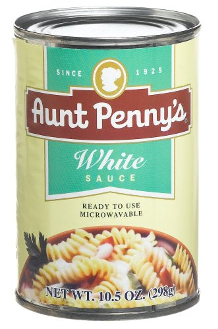 Aunt Pennys White Sauce 105Ounce Cans Pack of 6