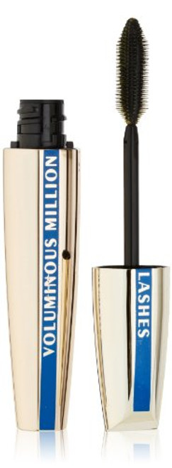 LOreal Paris Voluminous Million Lashes Waterproof Mascara Blackest Black 032 Ounces LOreal Paris Voluminous Million Lashes Waterproof Mascara Blackest Black 032 Ounces