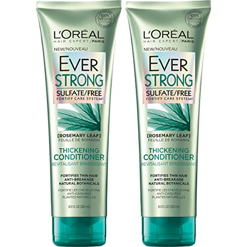 LOreal Paris Hair Care EverStrong Sulfate Free Thickening Conditioner with Rosemary Leaf 2 Count 85 Fl Oz each